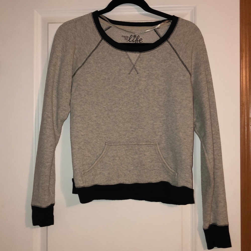 Grey & Black Sweater